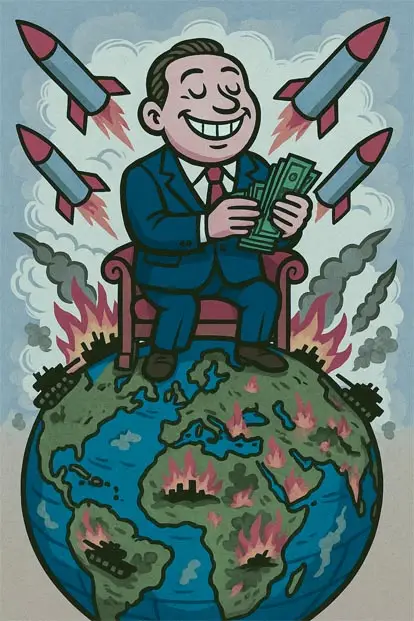 image of war profiteerer